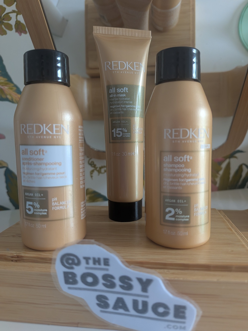 🌸 Redken All Soft Travel Haircare Trio NWT